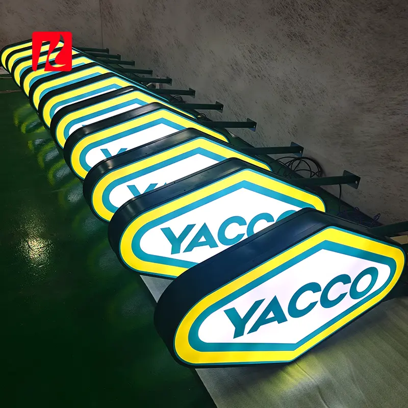 Custom Diamond light box special-shaped light box waterproof outdoor advertising light box Supplier, Factories