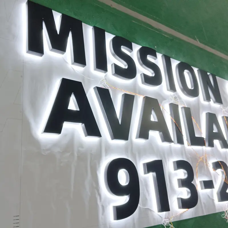 China Customized Stainless Steel Backlit Letters Signage from China Suppliers and Factory for Eye-Catching Shop Decoration Manufacturer, Suppliers