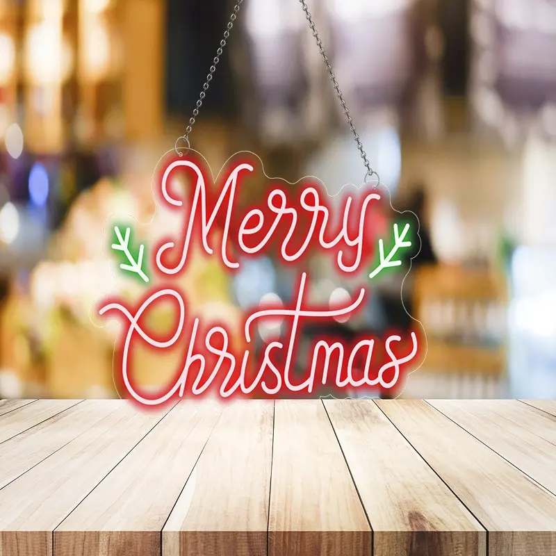 Custom Merry Christmas Neon Sign - Custom LED Holiday Decor with Joyful Message Supplier, Factories