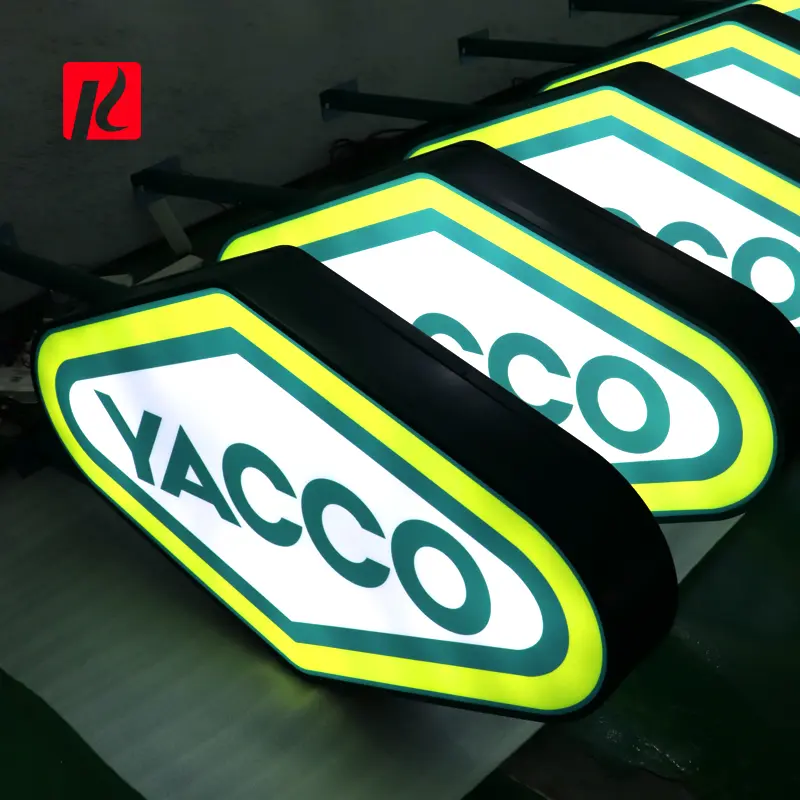 Custom Diamond light box special-shaped light box waterproof outdoor advertising light box Supplier, Factories