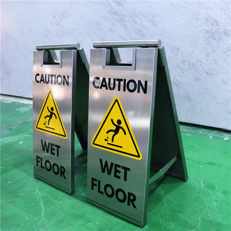 China Customized A-shape Stainless Steel Caution Metal Warning Sign from China Suppliers and Factory - Durable Outdoor Use Manufacturers, Supplier