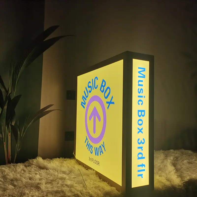 China Factory LED Advertising Light Box for Storefront Sign - Durable, Customizable from Top Suppliers