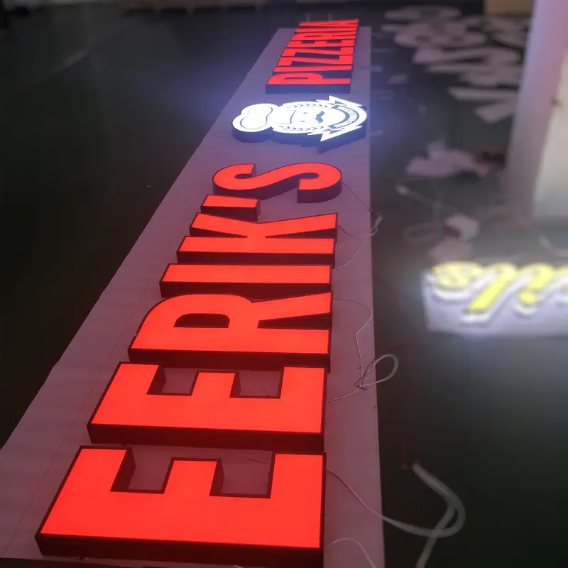 LED Frontlit Letters Application
