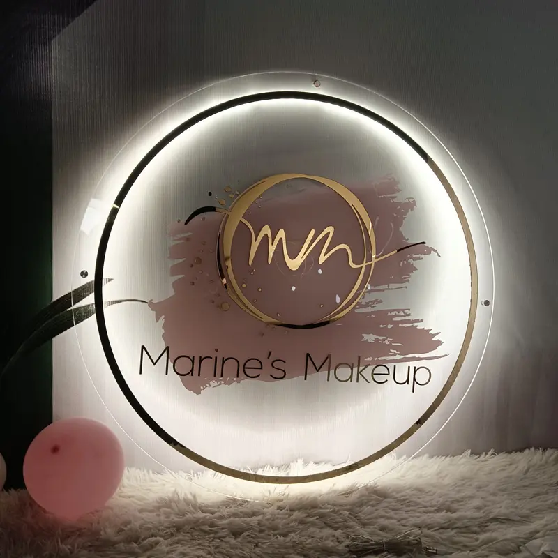 Interior signage solution brand enhancement