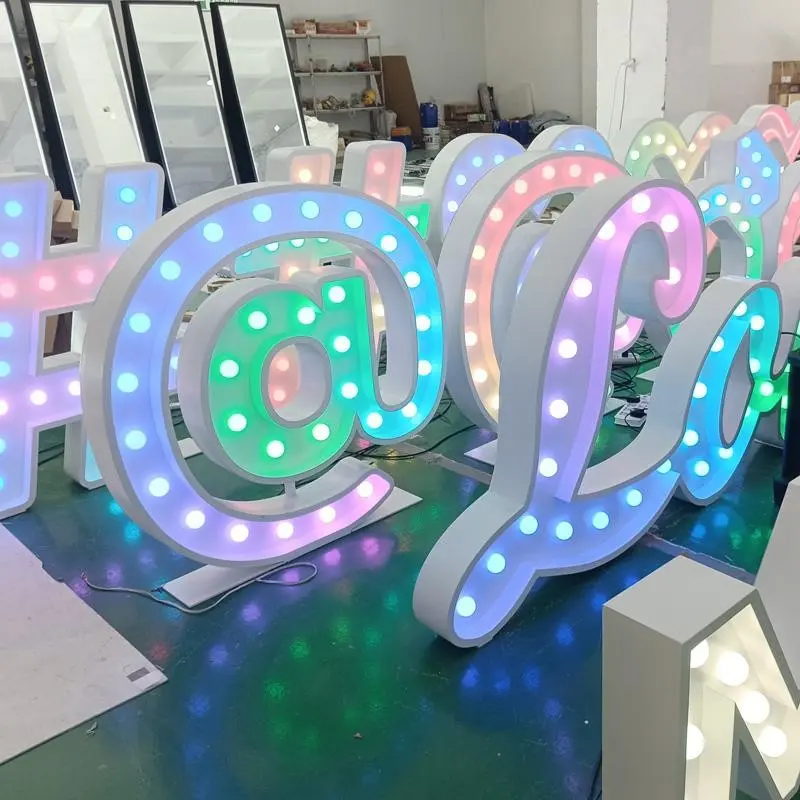 China The New Material of Stainless Steel for the Iconic Marquee Letters of High-End Malls and Brands Manufacturers, Supplier