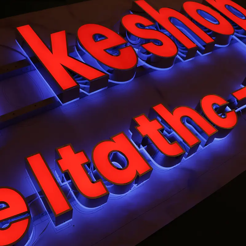 Custom Free design 3D Electronic Sign facelit and backlit signage for business  sign Manufacturers, Suppliers