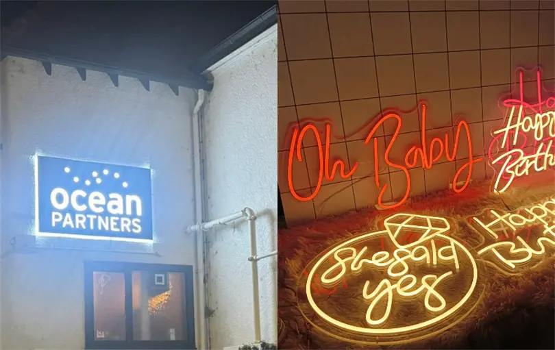 Boutique Hotel Signage Installation