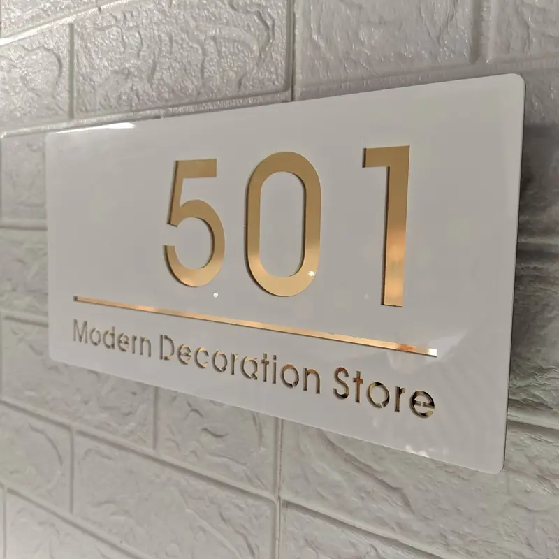 China Factory supply hotel door sign house number signage toilet sign Manufacturer, Factory