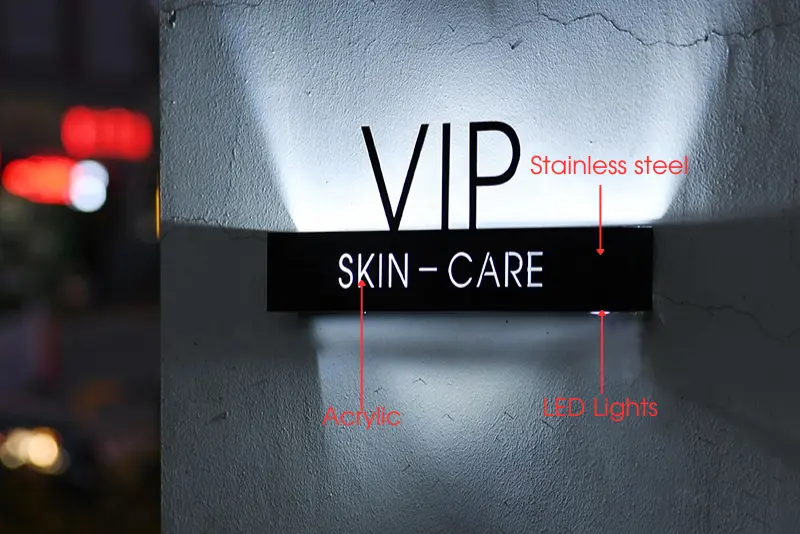 LED Room Number Sign