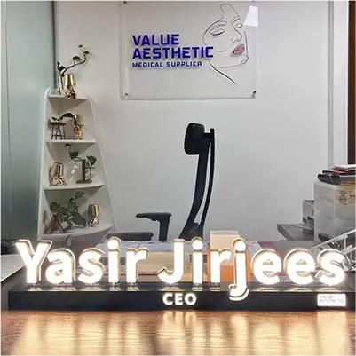 Table Top LED Sign - Desk LED Display Sign for Business