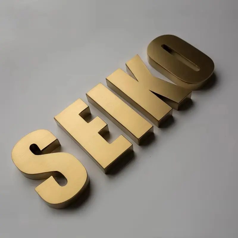Custom Metal Letters for Business Signage - High-Quality China Suppliers & Factory for Indoor & Outdoor Use