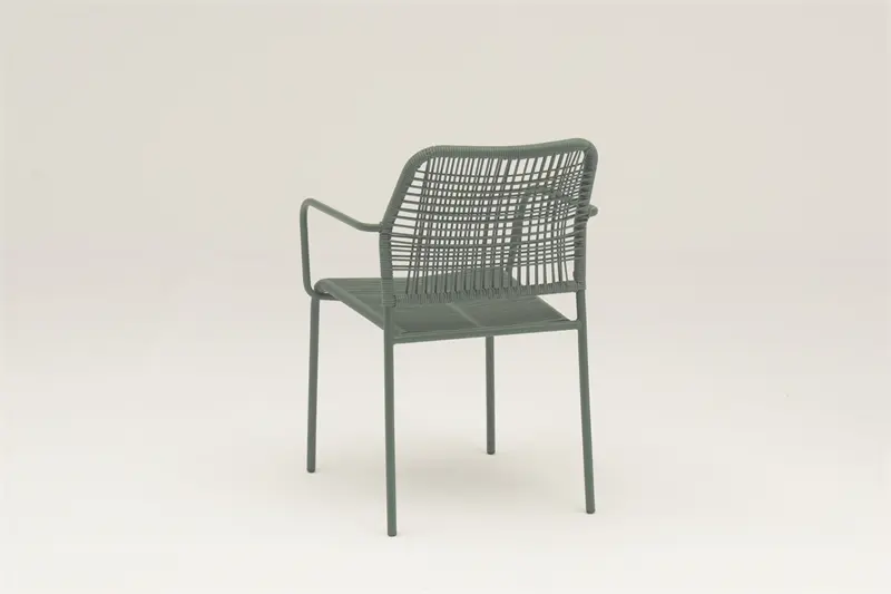 Best Collett Outdoor dining stackable steel rattan bistro wicker chair - AD632068 Companies, Products
