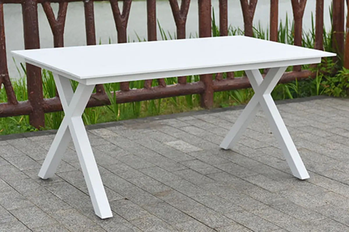 CE Certification Full-Aluminum Stylish Aluminum Outdoor Dining Table - AD791001 Factories, Pricelist