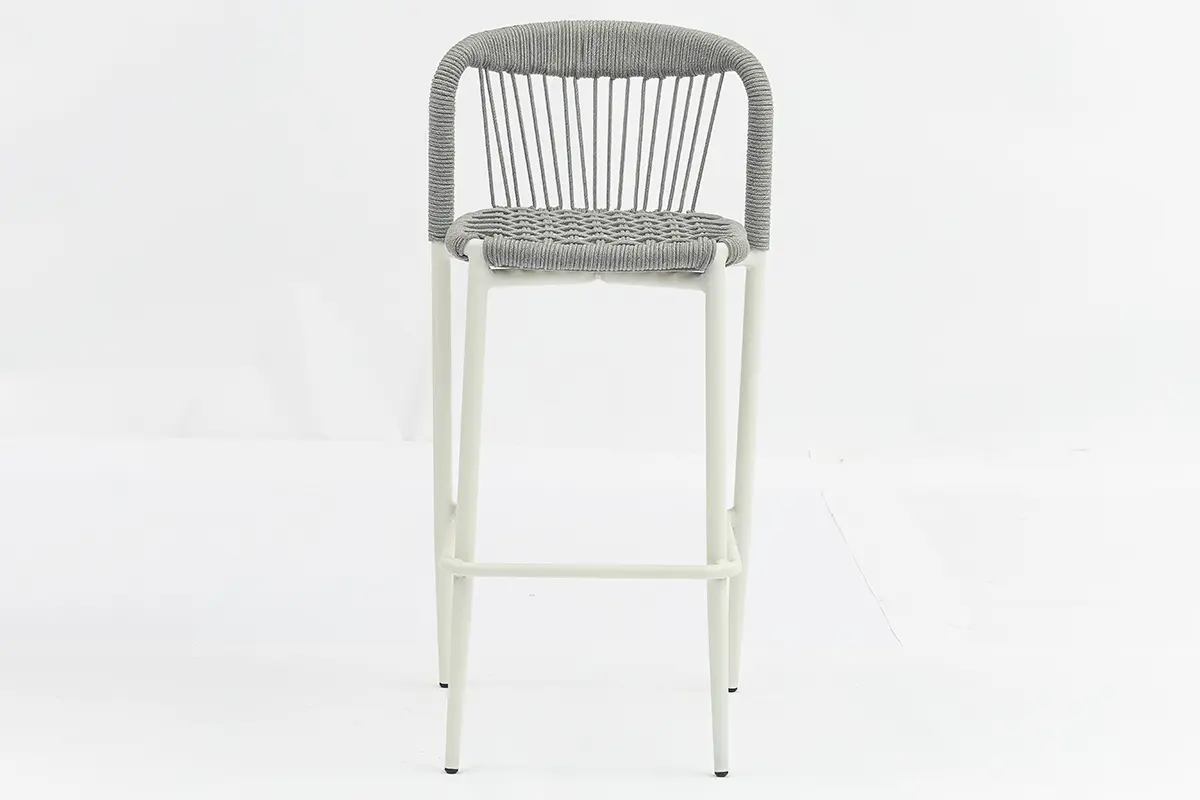 Buy Stylish Outdoor Rope Bar Stool with Aluminum Frame AD872005BAR + AD551010-1 Manufacturer, Service