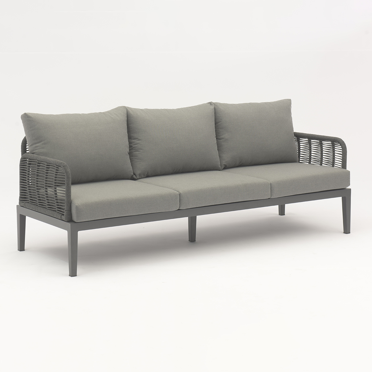 Outdoor Alum Rope sofa Rosewyn 4pcs set detail