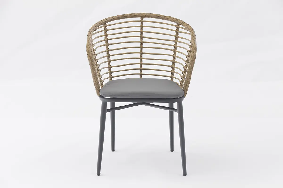 Famous Outdoor dining stackable aluminum rattan bistro wicker chair-AD722017-1 Exporters, Companies