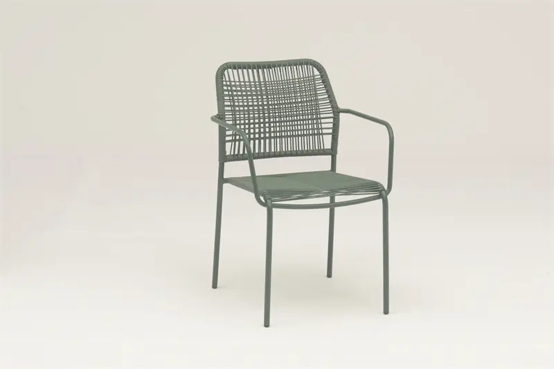 Best Collett Outdoor dining stackable steel rattan bistro wicker chair - AD632068 Companies, Products