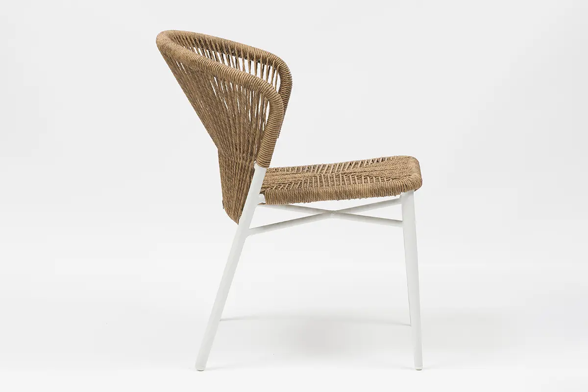 CE Certification Lagos Scallop-Shaped Outdoor Aluminum Wicker Chair - AD722030 Manufacturers, Exporter