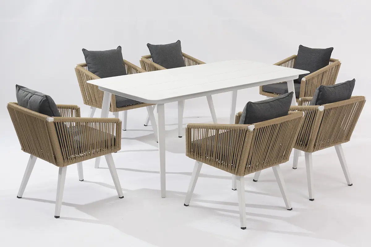 China Jeky alum dining 7pcs set-AD612001-1+AD647014 Supplier, Suppliers