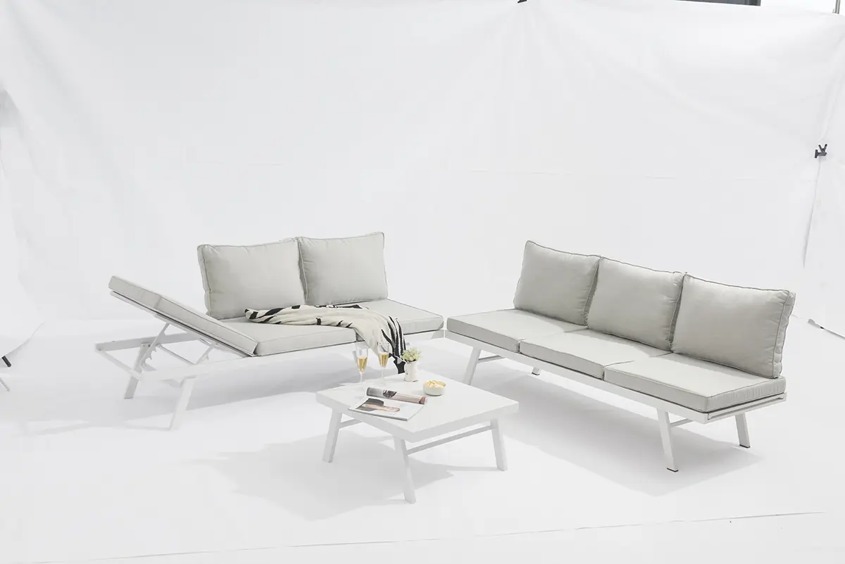 Wholesale Outdoor TXT-aluminum Windwill sofa set combines modern elegance - AD647015 Companies, Products