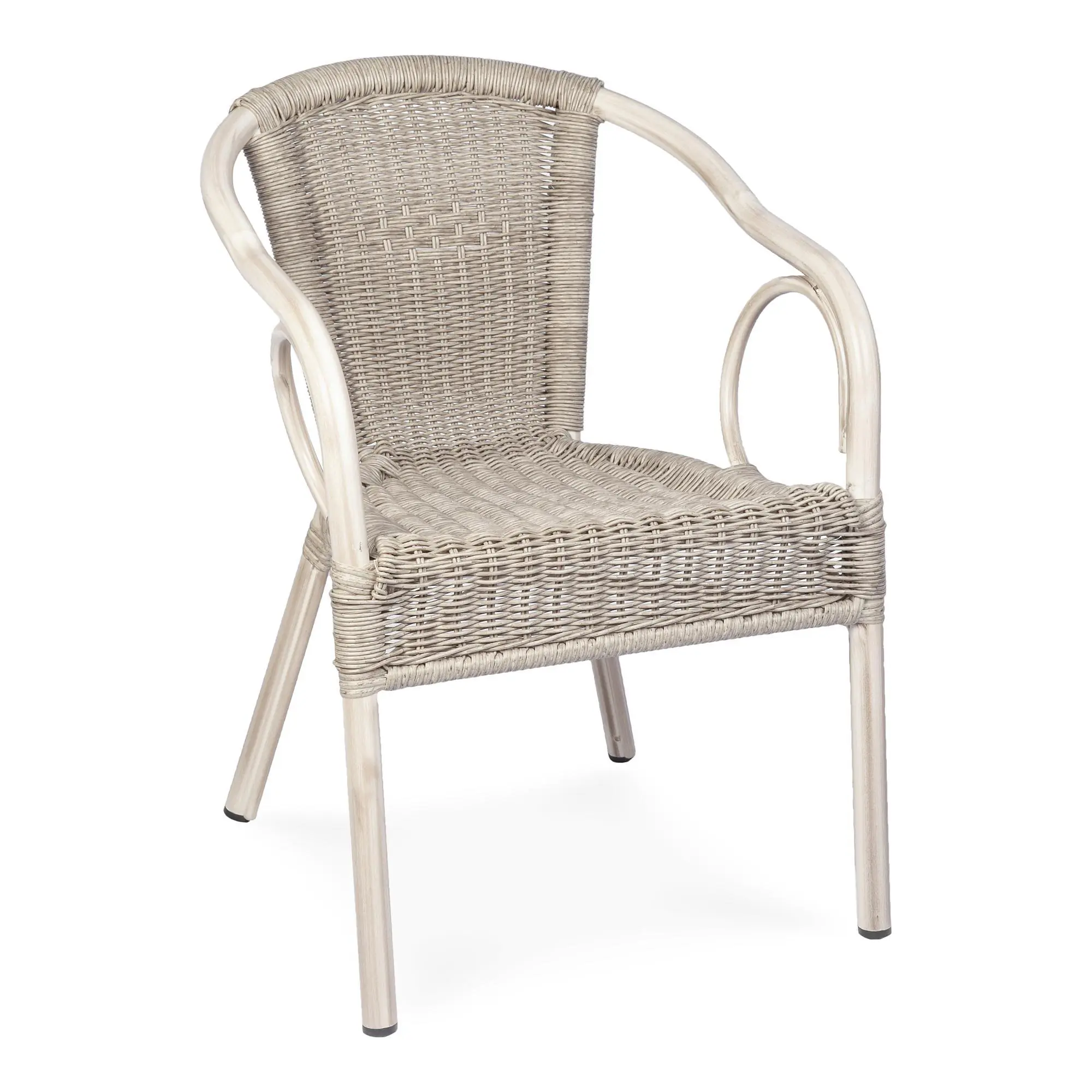 China Handcrafted outdoor PE rattan weaving patio chair bamboo look frame+AD632010 Suppliers, Service