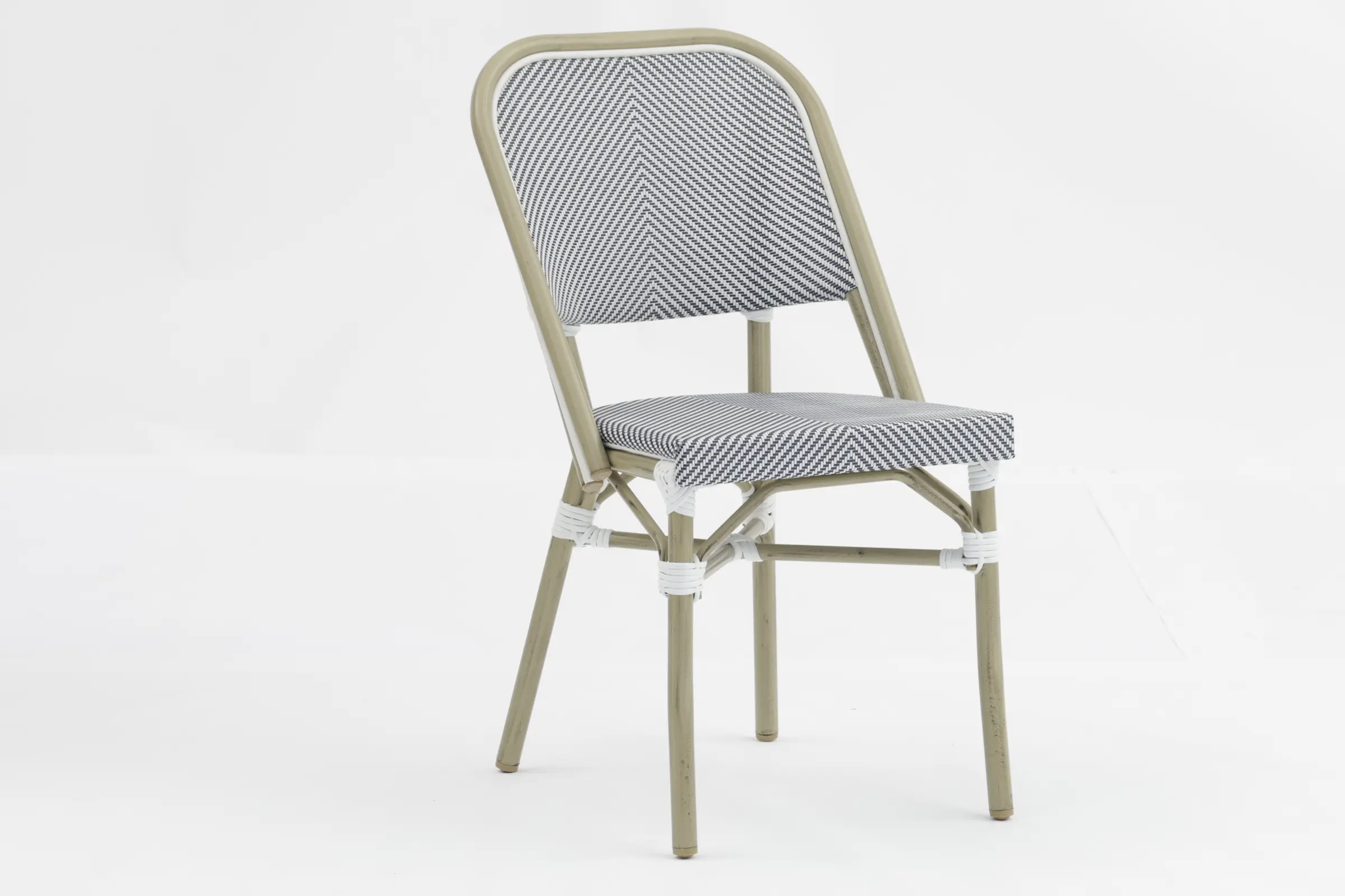 Wholesale Outdoor dining stackable aluminum rattan bistro wicker chair-AD642148-2 Pricelist, Companies