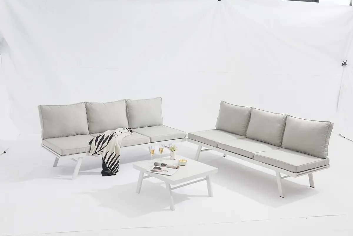 Wholesale Outdoor TXT-aluminum Windwill sofa set combines modern elegance - AD647015 Companies, Products