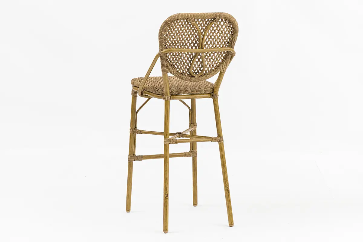 High-Quality Outdoor Handcrafted PE Wicker Bar Stool Bistro AD642312B+AD551010 Supplier, Company