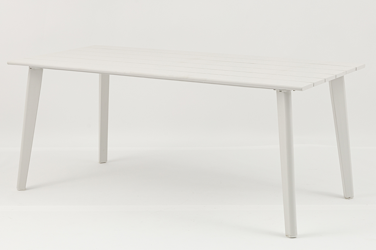 Elegant Outdoor Dining Set: 6 Chairs with Sleek All-Aluminum Table-AD551007+AD552009