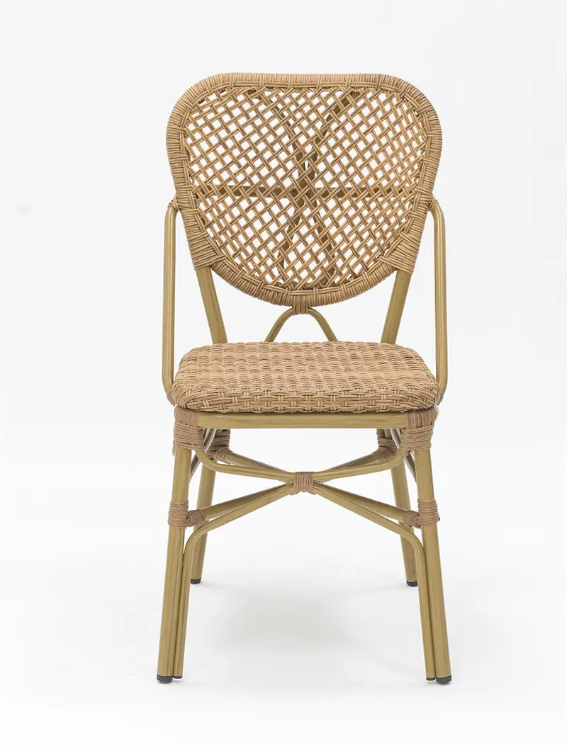 Wholesale Outdoor dining stackable aluminum rattan bistro wicker chair-AD642312-1 Exporters, Companies