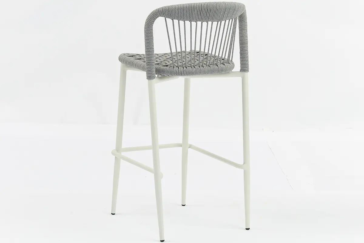 Buy Stylish Outdoor Rope Bar Stool with Aluminum Frame AD872005BAR + AD551010-1 Manufacturer, Service