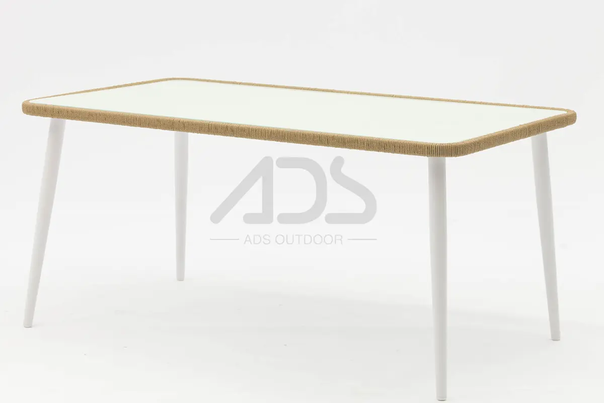 CE Certification Full-Aluminum Sleek Aluminum Patio Dining Table - AD721017 Manufacturer, Service