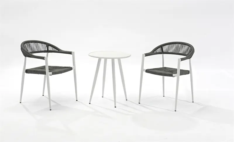 China Almelo alum rattan arm chair & alumTable-K/D-AD602001-1+AD721015 Suppliers, Exporter