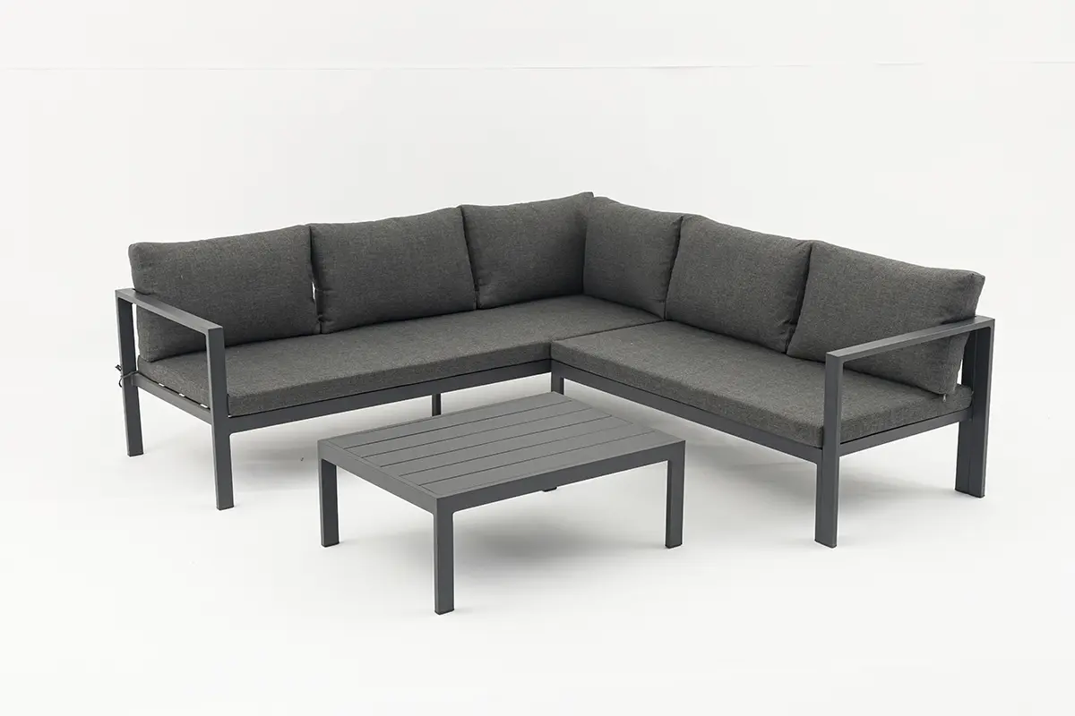Buy Outdoor full-aluminum Young Corner sofa set combines modern elegance - AD995002 Exporter, Pricelist