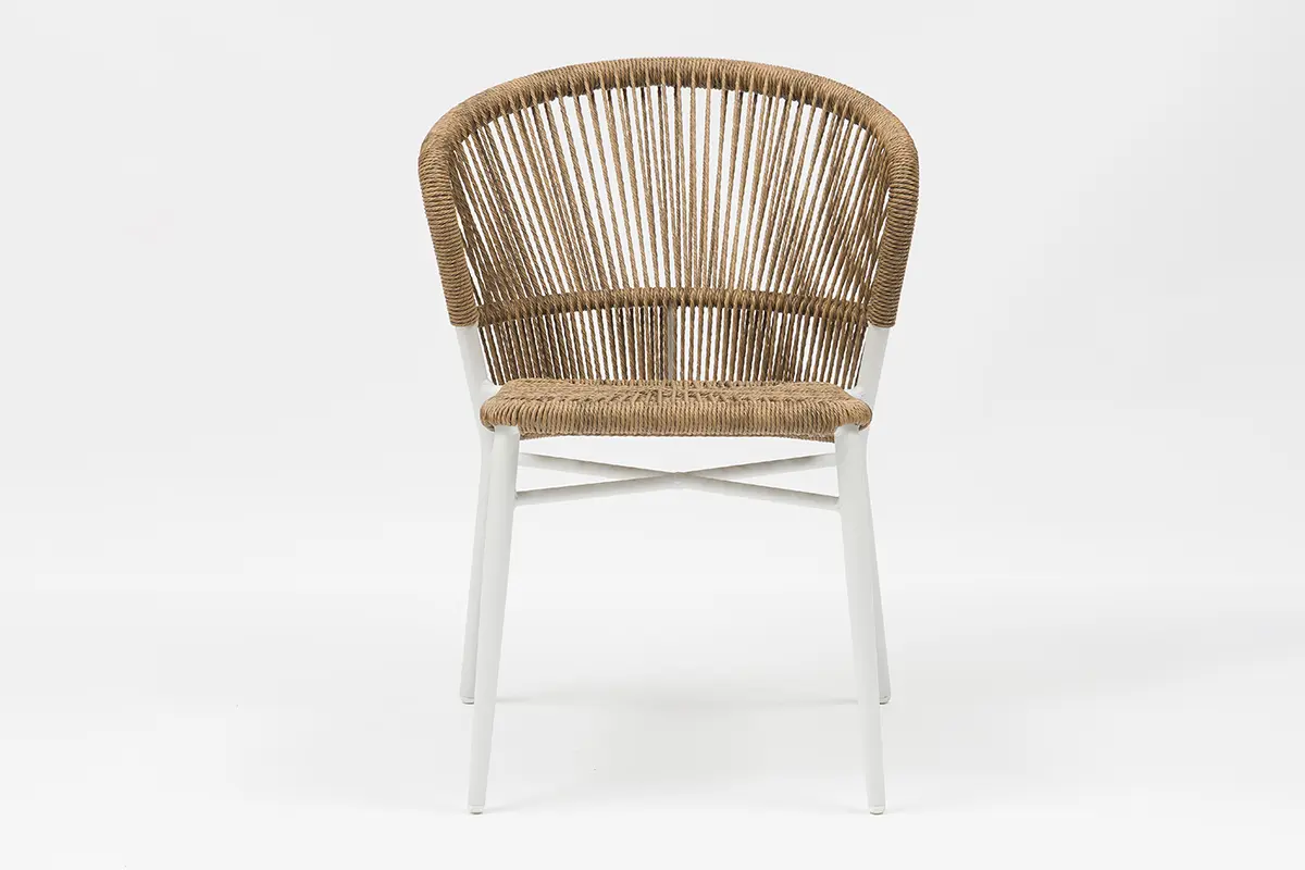 CE Certification Lagos Scallop-Shaped Outdoor Aluminum Wicker Chair - AD722030 Manufacturers, Exporter