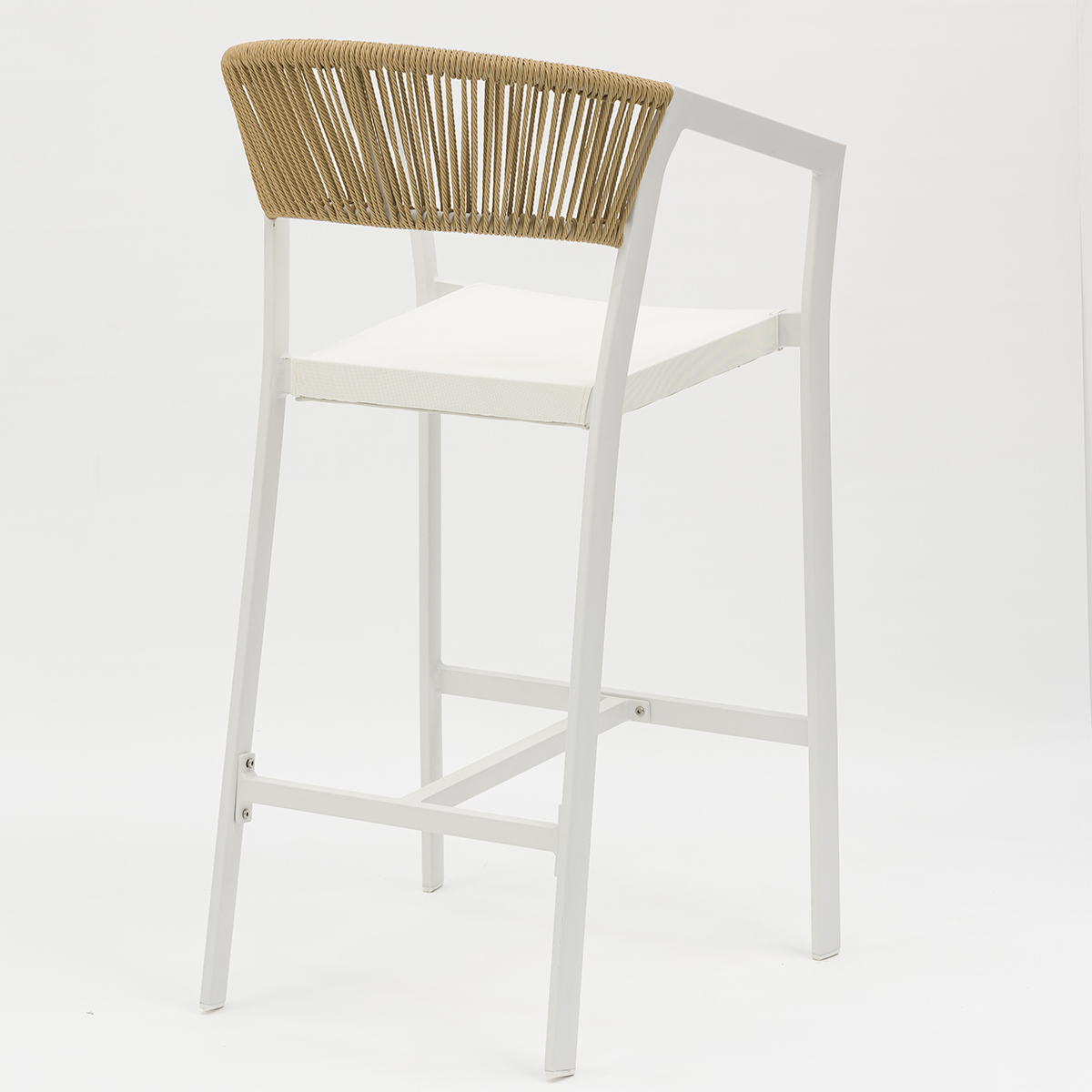 PE Rattan Bar set with Aluminum Frame - Stackable, Weather-Resistant, and Stylish for Patios AD932007 BAR+AD551011 (5)