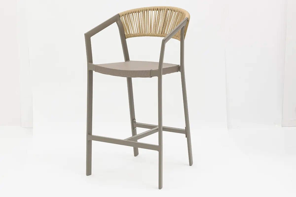 High-Quality PE Rattan Bar set with Aluminum Frame - Stackable, Weather-Resistant, and Stylish for Patios AD932007 BAR+AD551011 Manufacturers, Quotes