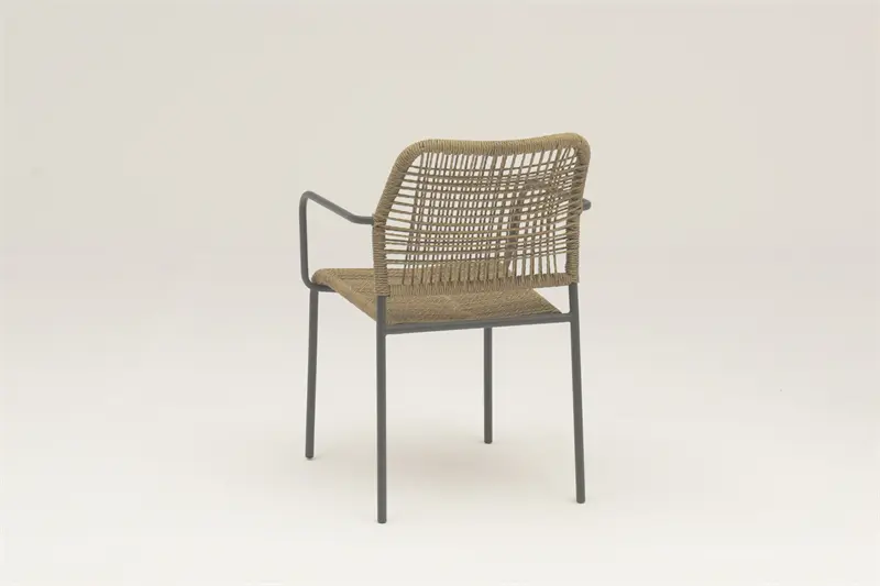 Best Collett Outdoor dining stackable steel rattan bistro wicker chair - AD632068 Companies, Products