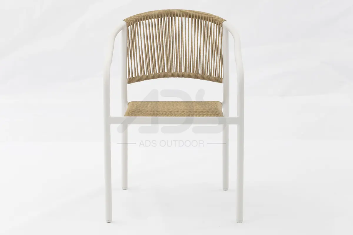 China Outdoor dining stackable aluminum rattan bistro wicker chair-AD862001 Manufacturers, Factories