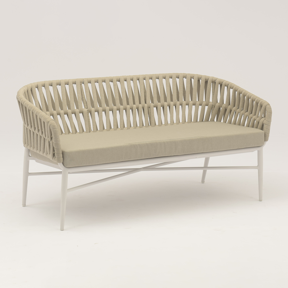 Outdoor Alum Baku rope sofa 4pcs set