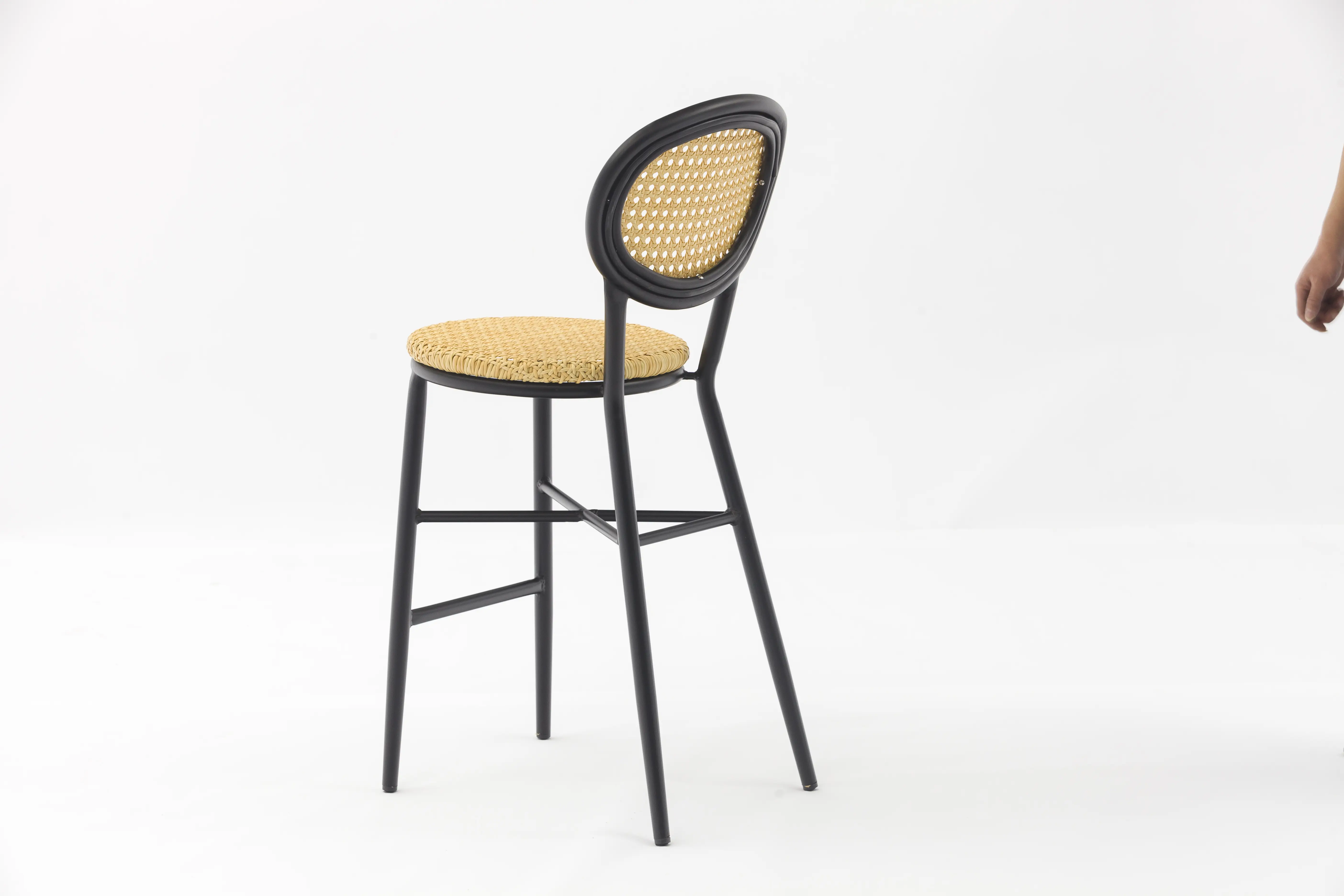 Wholesale Stylish Outdoor Aluminum PE Rattan Bar Chair – Elegant and Durable Design+AD642072B Exporter, Service