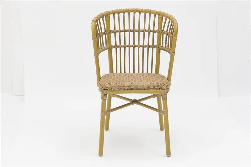 Wholesale Outdoor dining stackable aluminum rattan bistro wicker chair AD642151 Factory, Factories