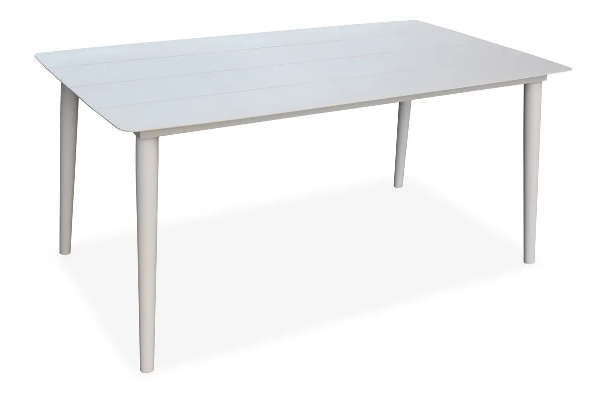 China Aluminum Slatted Outdoor Dining Table - Full Aluminum Construction - AD647014 Manufacturer, Company