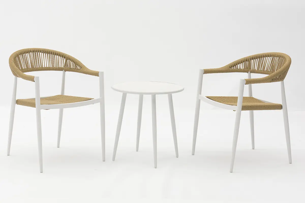 Wholesale Outdoor Riding Aluminum Rattan Chair with Table Set-AD723012-3 Suppliers, Company