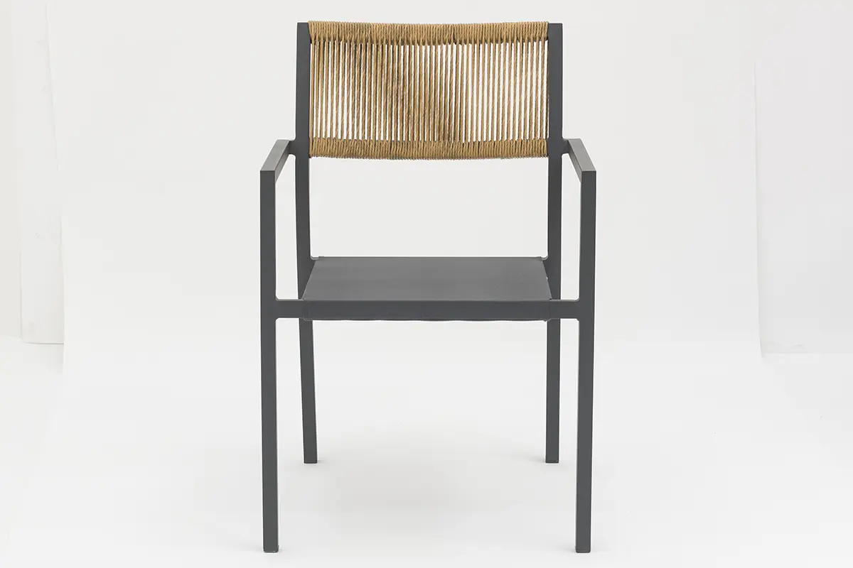 China Outdoor dining stackable aluminum rattan bistro wicker chair-AD932008 Suppliers, Service