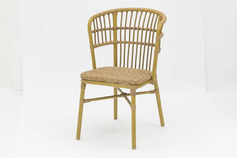 Wholesale Outdoor dining stackable aluminum rattan bistro wicker chair AD642151 Factory, Factories