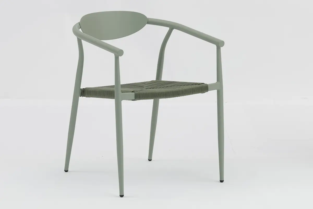 High-Quality Tasimne Outdoor dining stackable aluminum rattan bistro wicker chair - AD632090-1 Pricelist, Products
