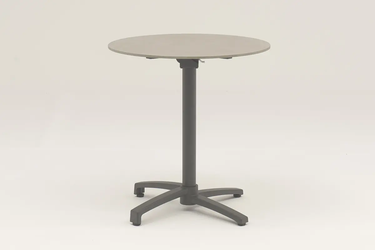 Cheap Modern Industrial Round Restaurant Coffee Dinning Metal Table Bases with Ceramic Table Top- AD751014 Suppliers, Pricelist