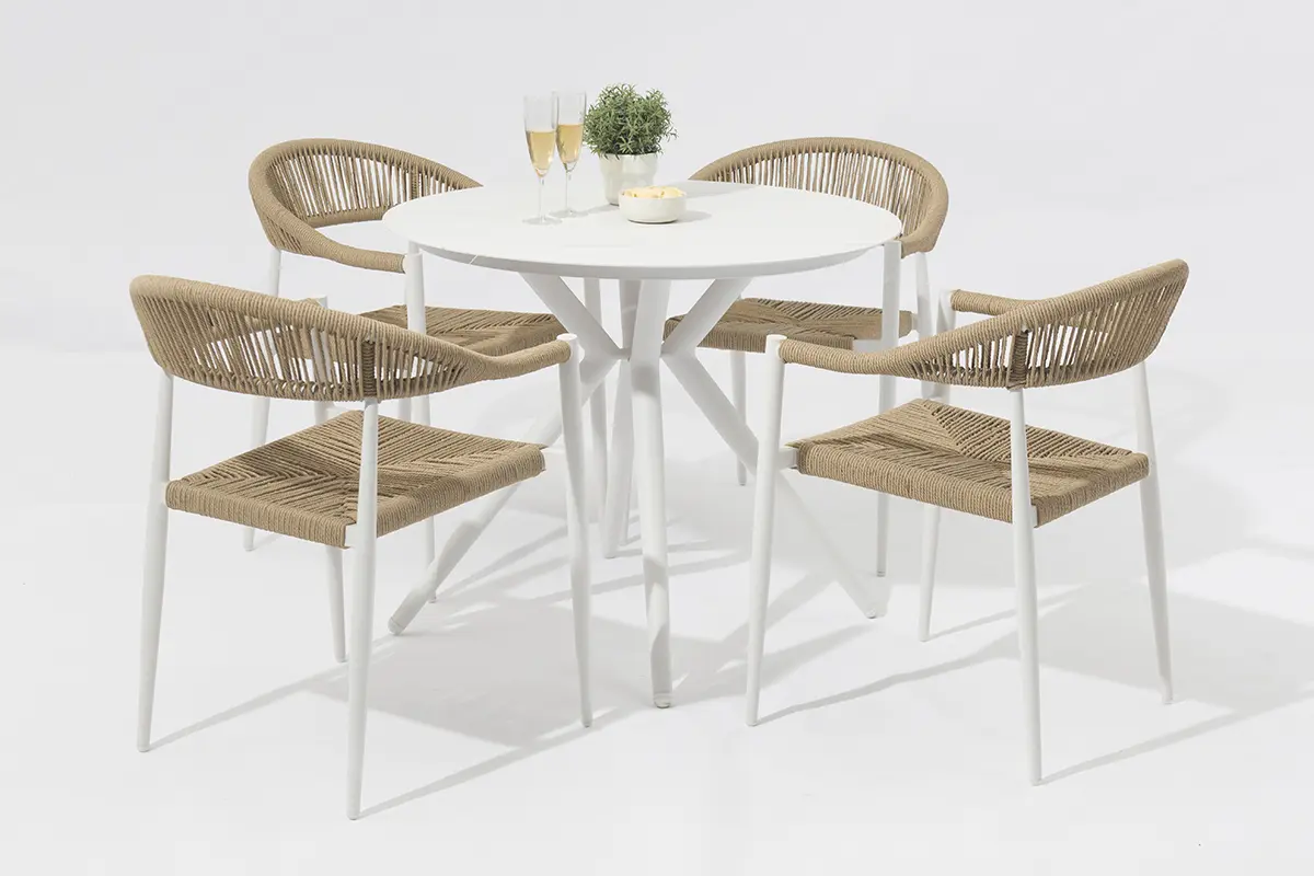 High-Quality alum dining 5pcs set-AD791018R-90+AD602001 Supplier, Products