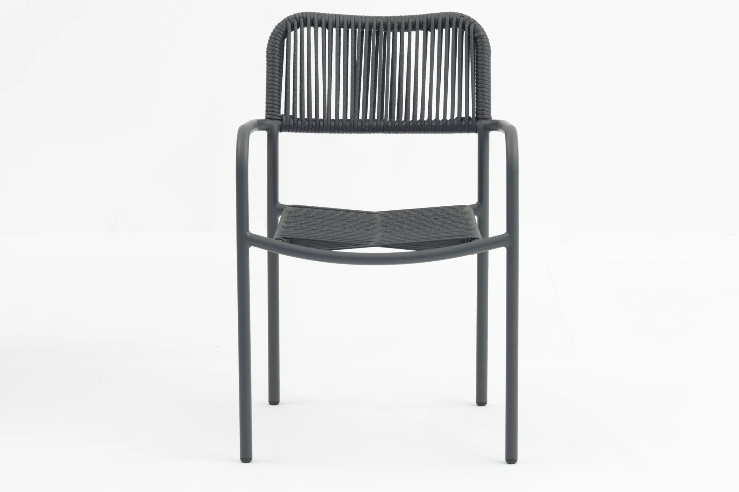 Wholesale Outdoor dining stackable aluminum rattan bistro wicker chair AD562012-1 Factory, Product